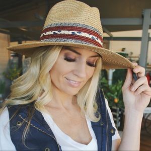 Top It Off Panama Hat w/Double Trim-Natural